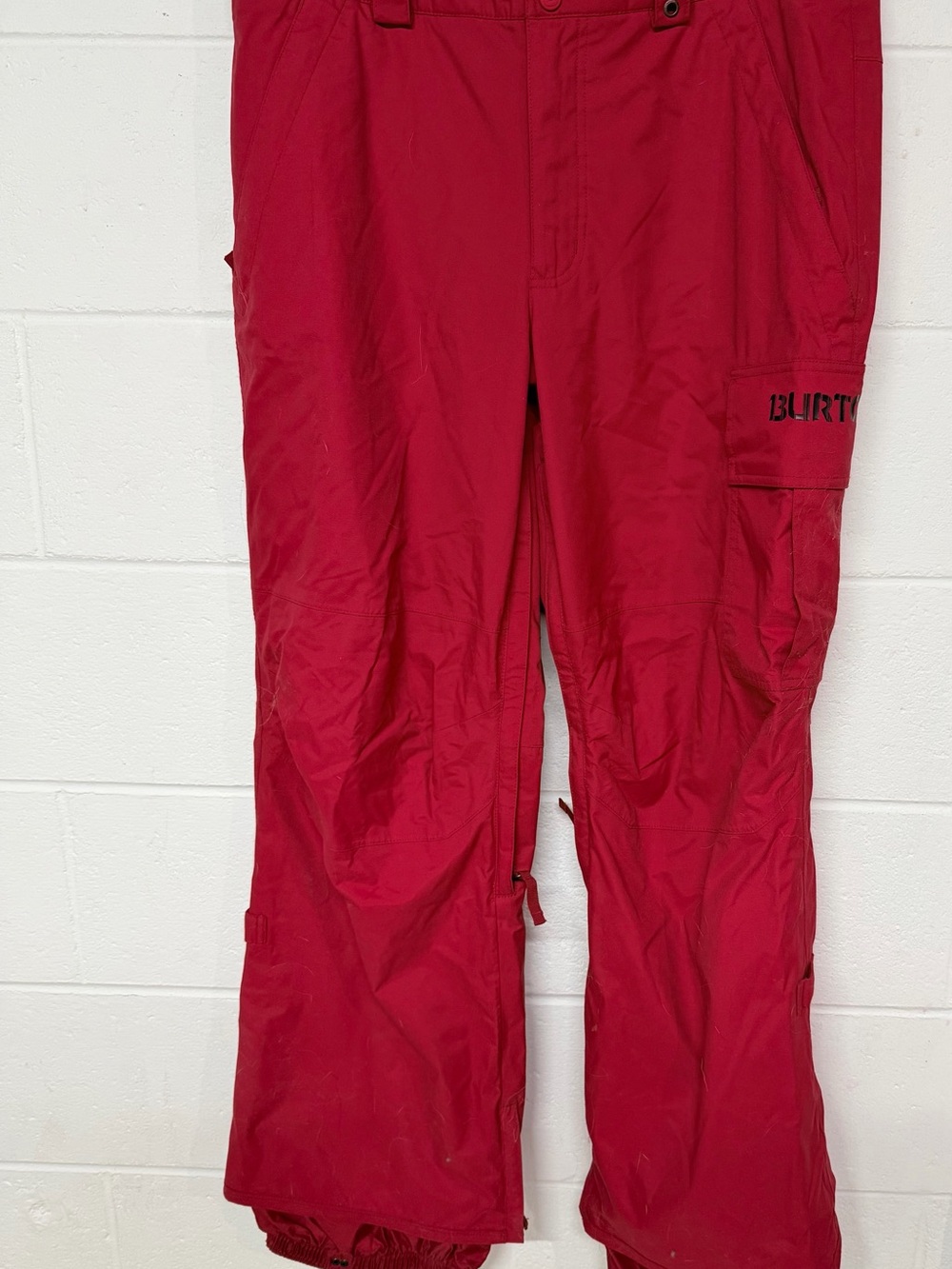 Burton Dryride Men’s Medium Red Snowboard Ski Cargo Pants